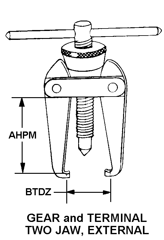 GEAR AND TERMINAL, TWO JAW, EXTERNAL style nsn 5120-00-142-3547