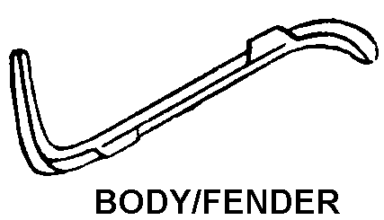 BODY/FENDER style nsn 5120-00-293-0842