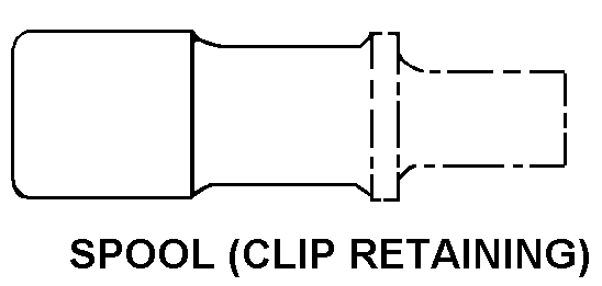 SPOOL CLIP RETAINING style nsn 5130-00-596-4283