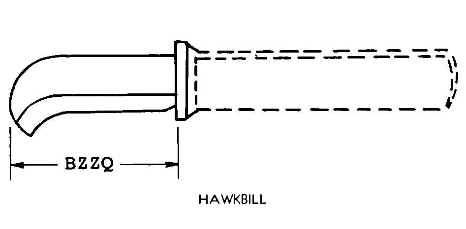 HAWKBILL style nsn 5110-00-240-7070