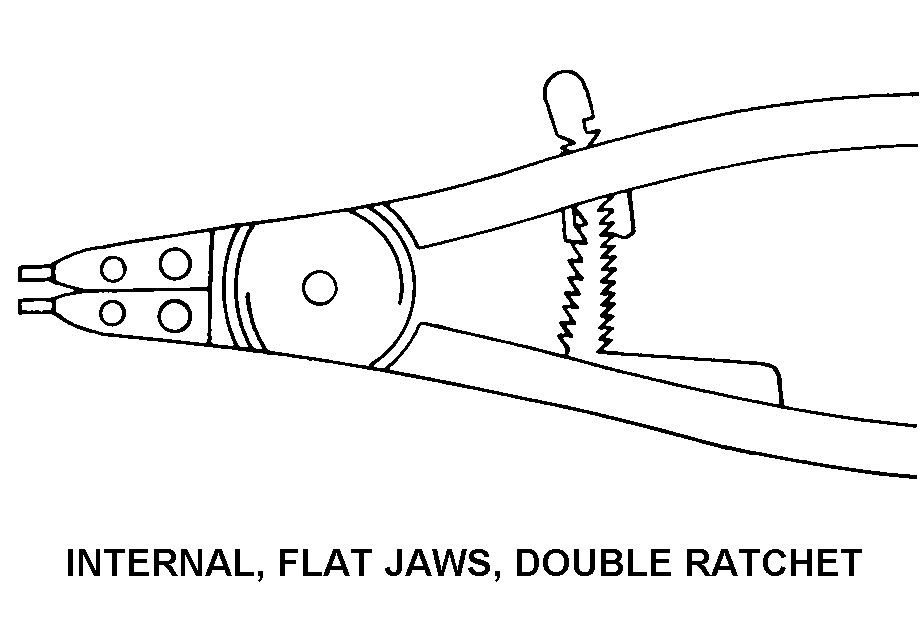 INTERNAL, FLAT JAW, DOUBLE RATCHET style nsn 5120-01-155-8357