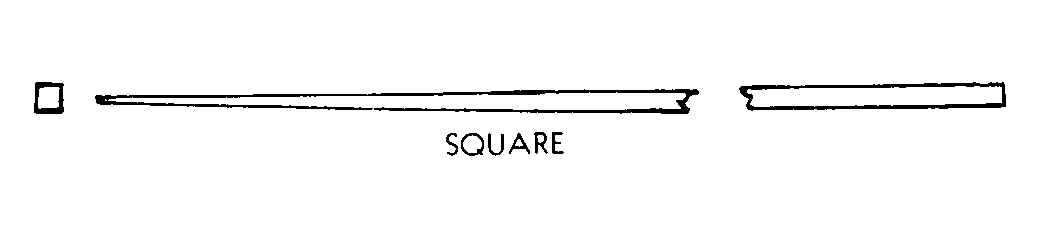 SQUARE style nsn 5110-00-239-7603