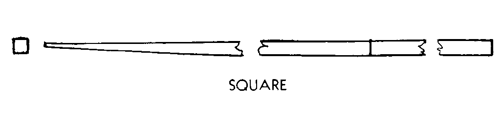 SQUARE style nsn 5110-00-239-7603