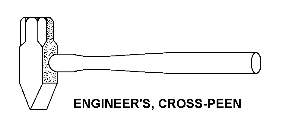 ENGINEER'S, CROSS-PEEN style nsn 5120-01-580-0118