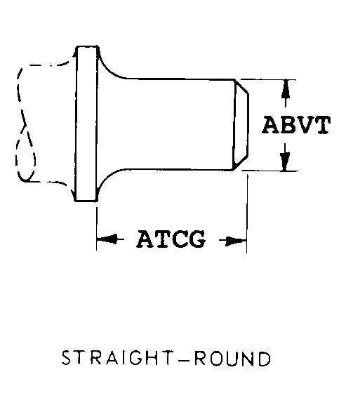 STRAIGHT-ROUND style nsn 5130-00-243-1309