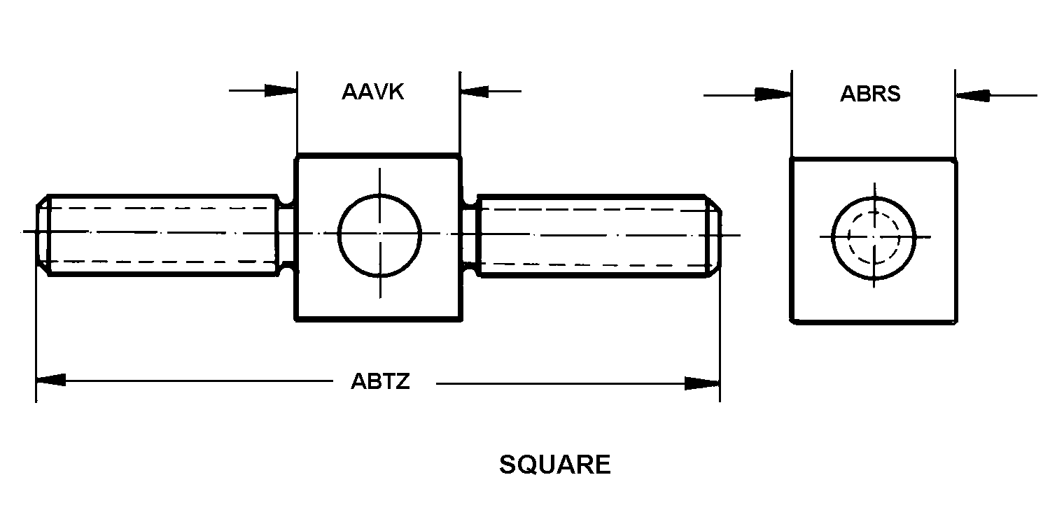 SQUARE style nsn 5342-01-481-3377