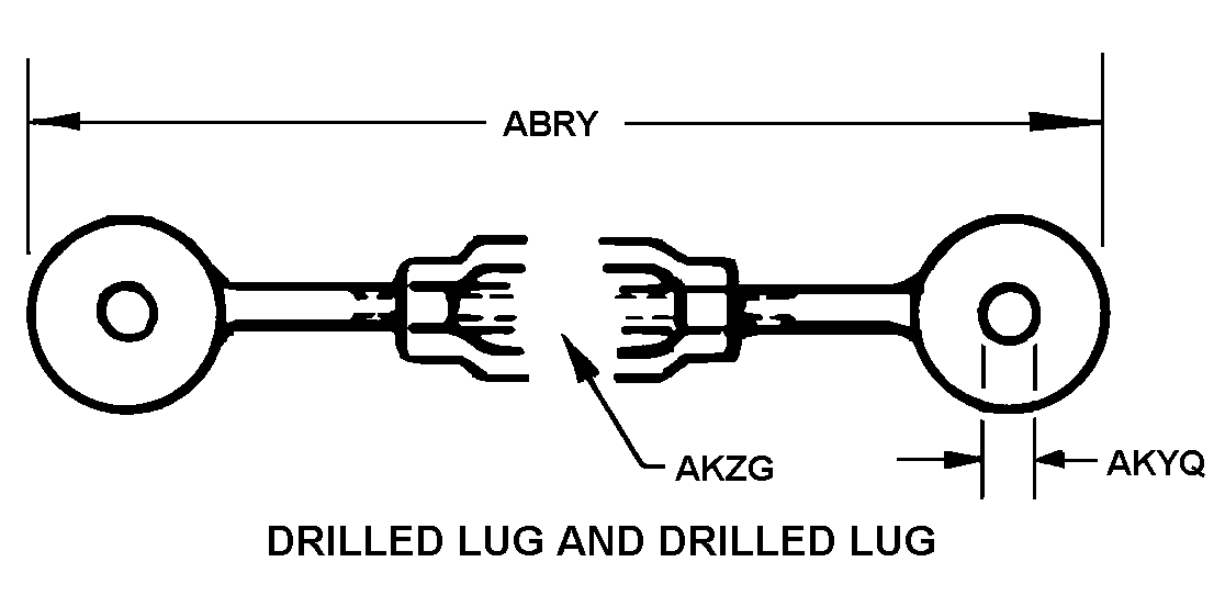 DRILLED LUG AND DRILLED LUG style nsn 5340-01-599-4903