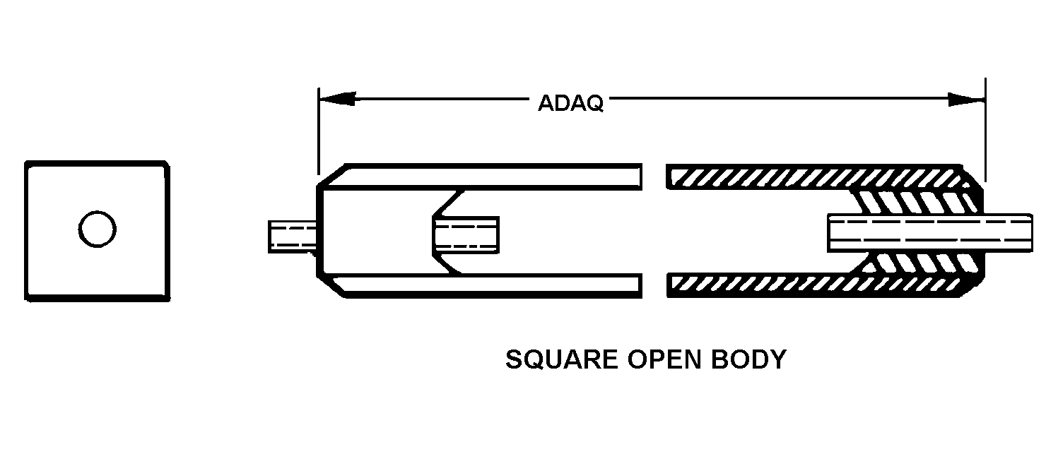 SQURE OPEN BODY style nsn 5340-01-072-9310