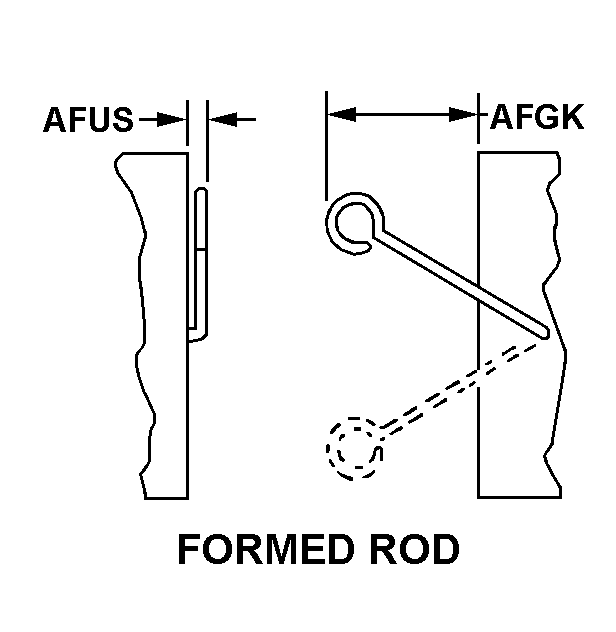 FORMED ROD style nsn 5930-00-834-6751