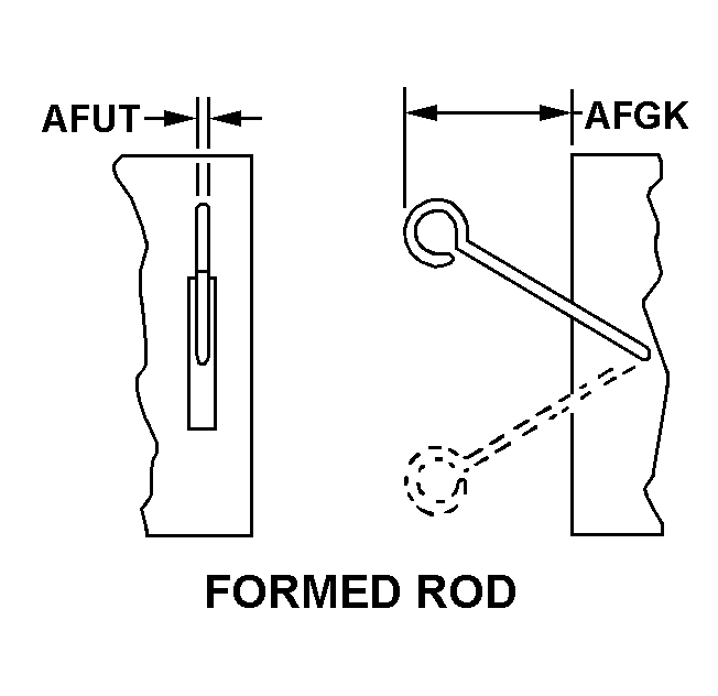 FORMED ROD style nsn 5930-00-259-4655