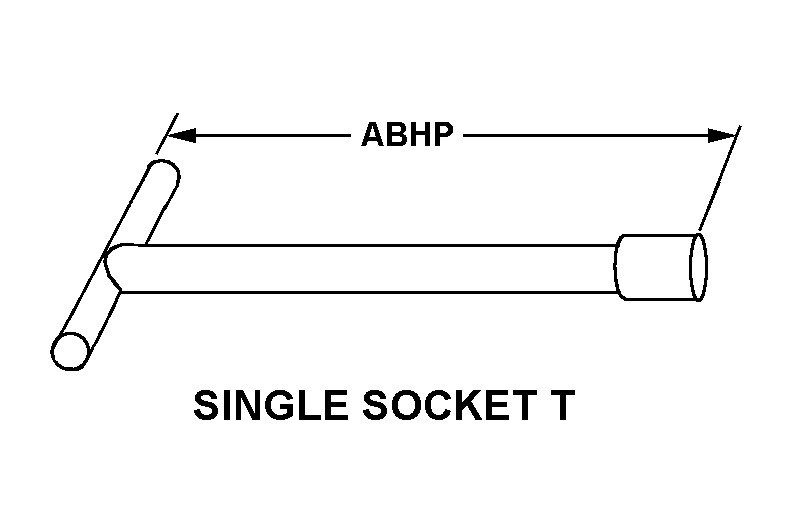 SINGLE SOCKET T style nsn 5120-01-491-4926