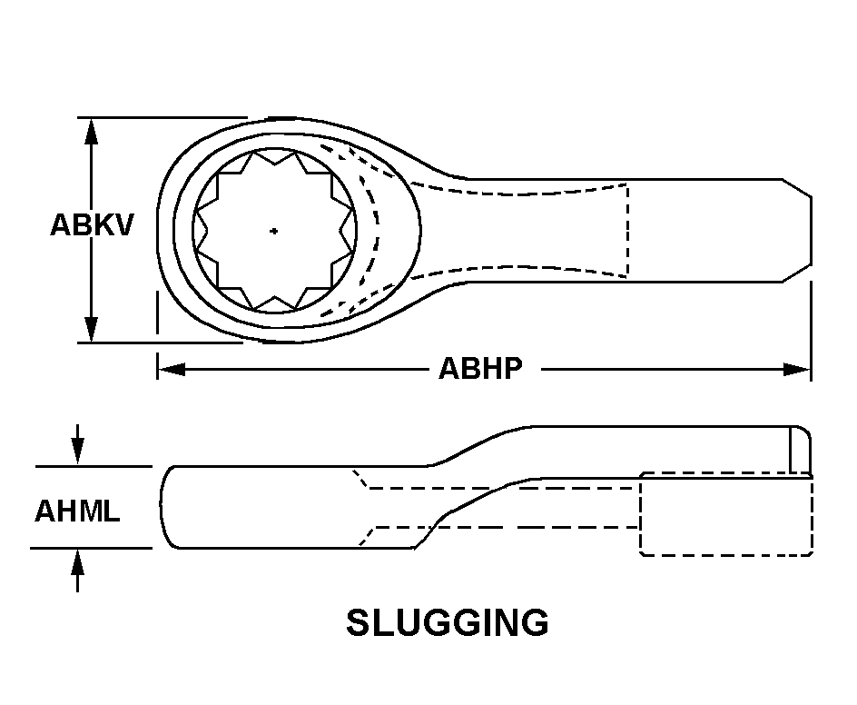 SLUGGING style nsn 5120-01-424-1700