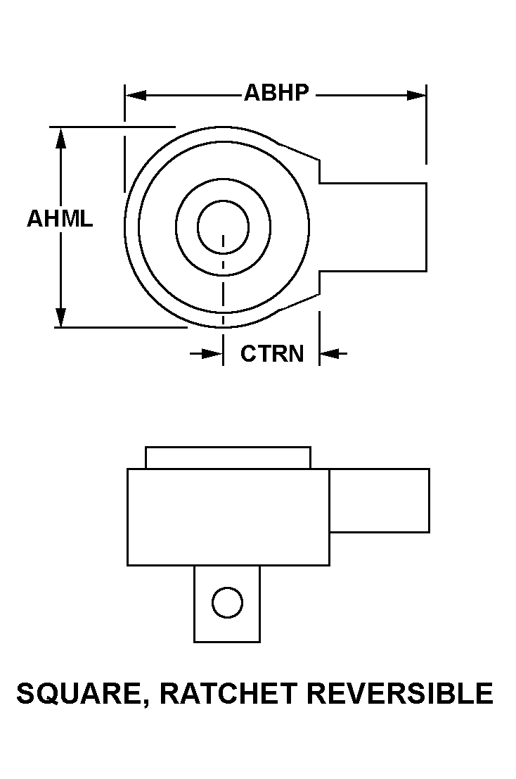 SQUARE, RATCHET REVERSIBLE style nsn 5120-01-460-8484