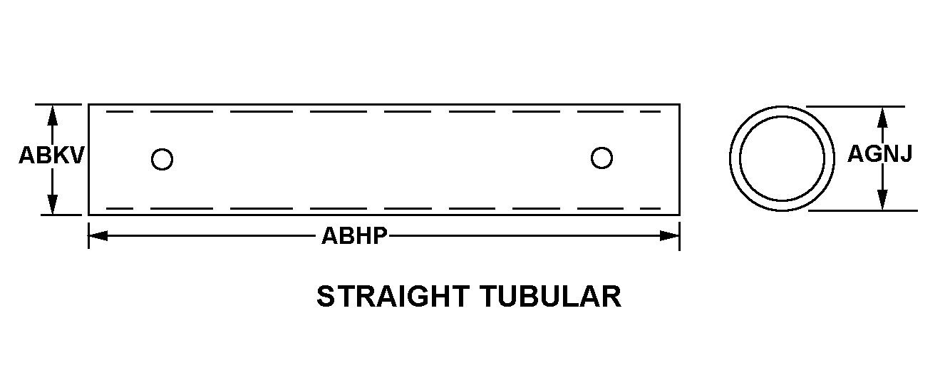 STRAIGHT TUBULAR style nsn 5120-00-449-7042