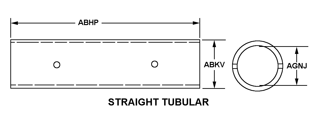 STRAIGHT TUBULAR style nsn 5120-00-449-7042