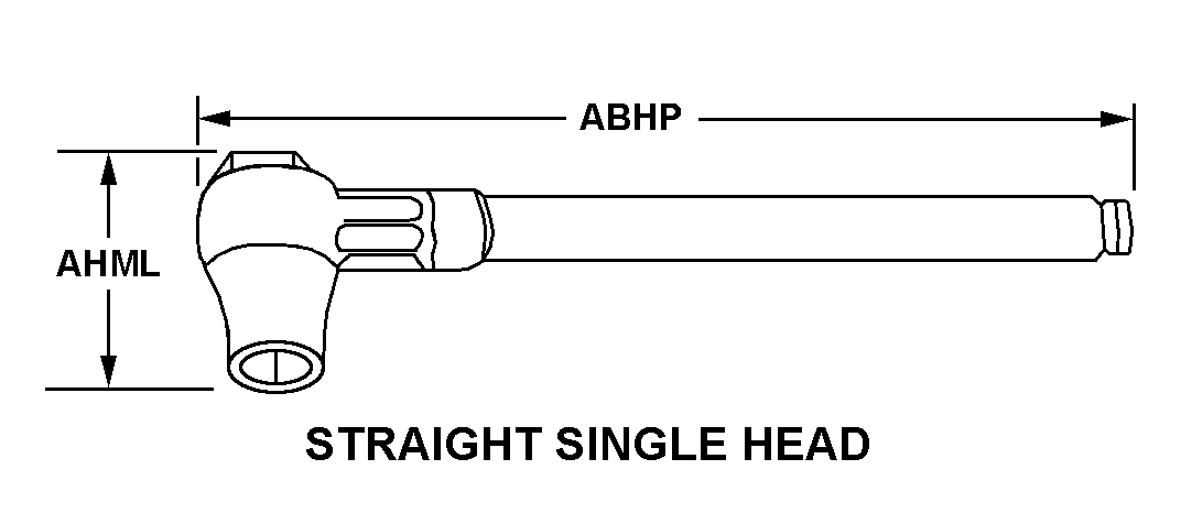 STRAIGHT SINGLE HEAD style nsn 5120-01-144-8193