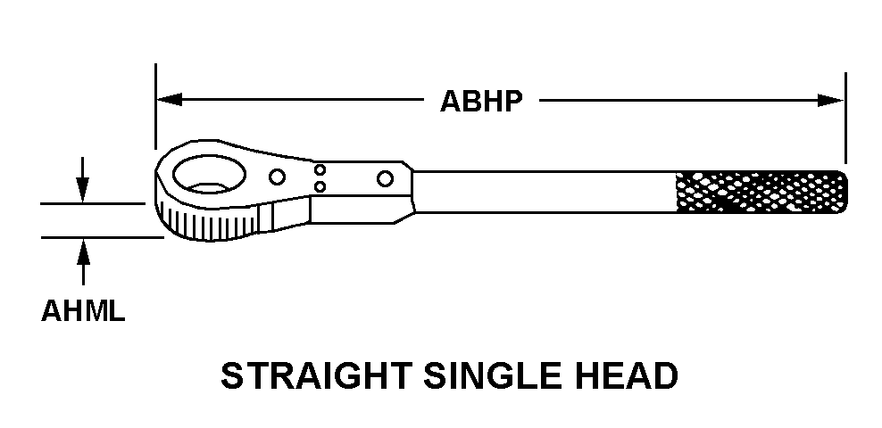 STRAIGHT SINGLE HEAD style nsn 5120-01-450-1596