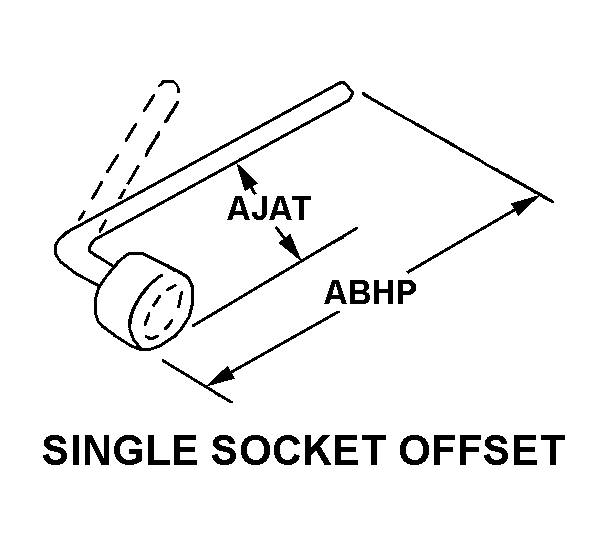 SINGLE SOCKET OFFSET style nsn 5120-01-434-7701