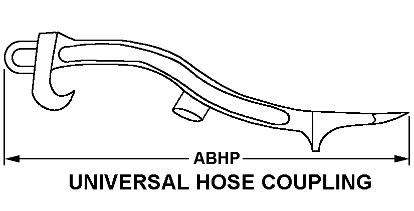 UNIVERSAL HOSE COUPLING style nsn 5120-01-382-8041