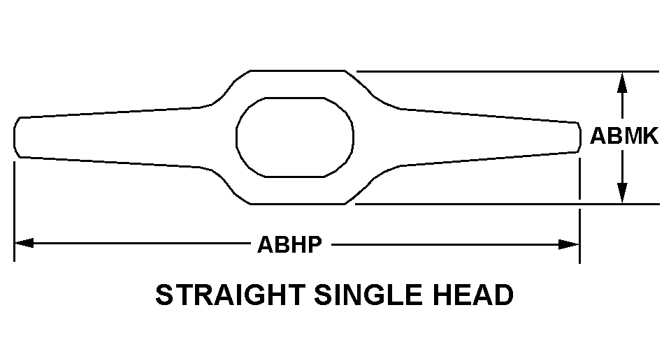 STRAIGHT SINGLE HEAD style nsn 5120-01-450-1596