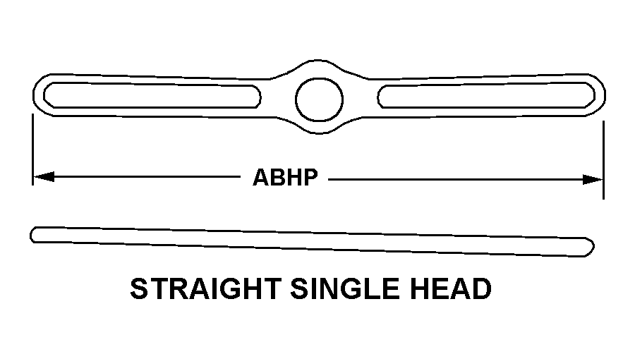 STRAIGHT SINGLE HEAD style nsn 5120-01-144-8193