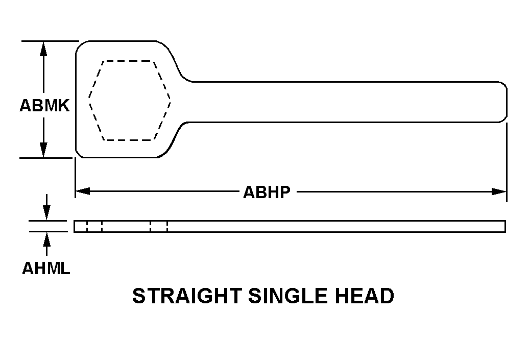 STRAIGHT SINGLE HEAD style nsn 5120-01-450-1596