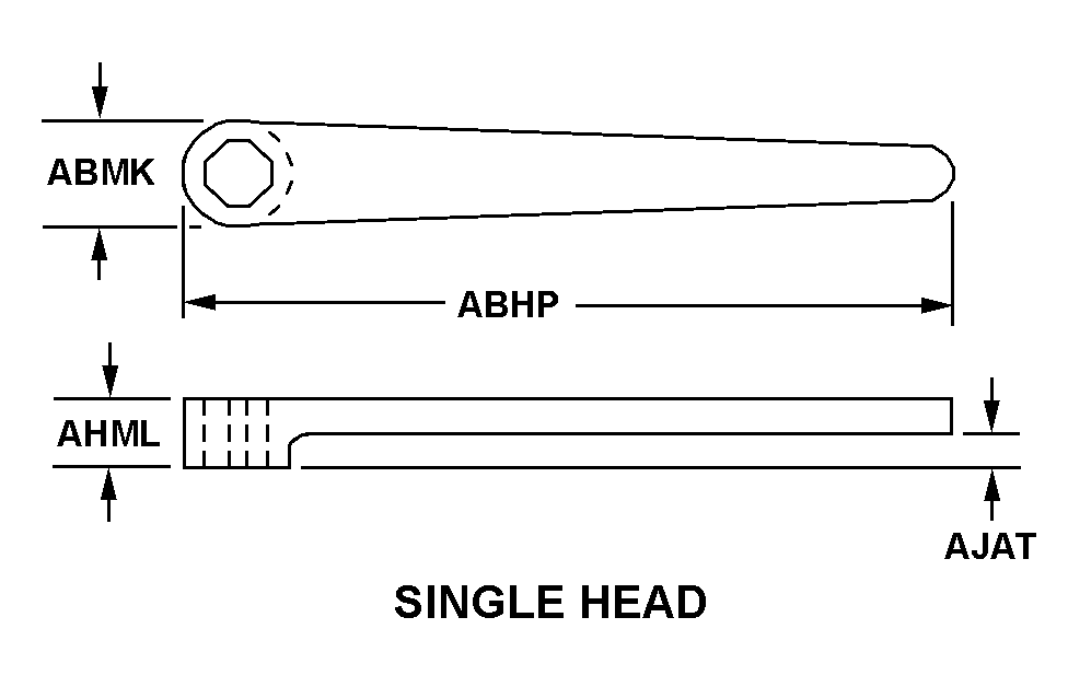 SINGLE HEAD style nsn 5120-01-385-7142