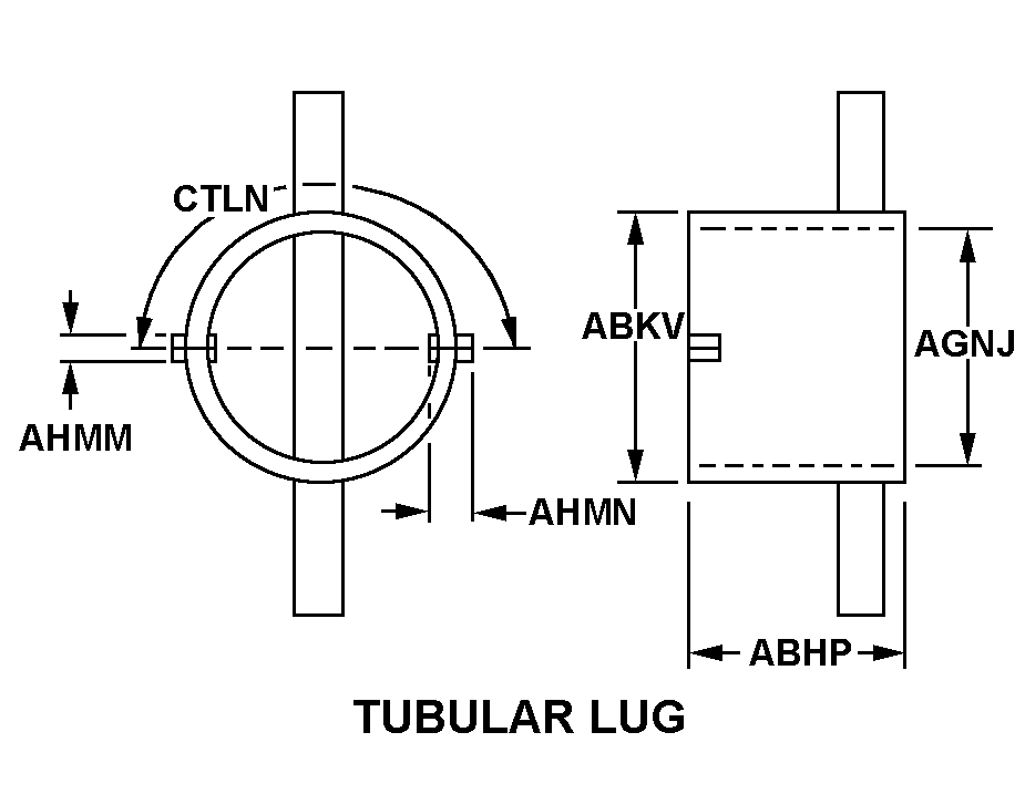 TUBULAR LUG style nsn 5120-00-293-2259