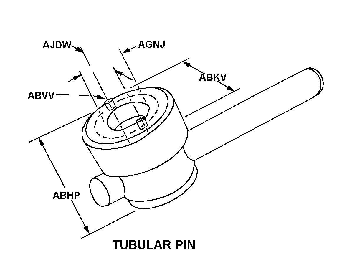 TUBULAR PIN style nsn 5120-00-561-9917