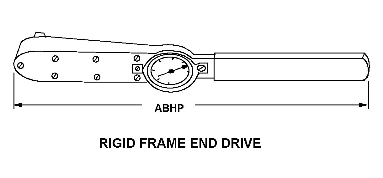 RIGID FRAME END DRIVE style nsn 5120-00-555-1523