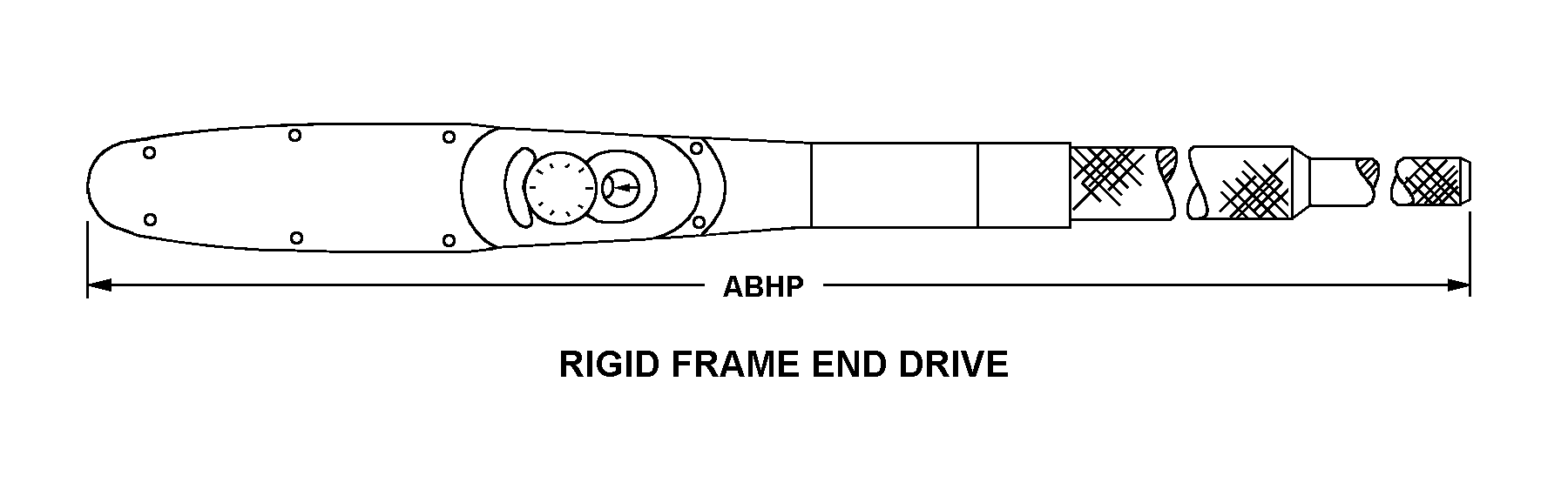 RIGID FRAME END DRIVE style nsn 5120-01-236-5706