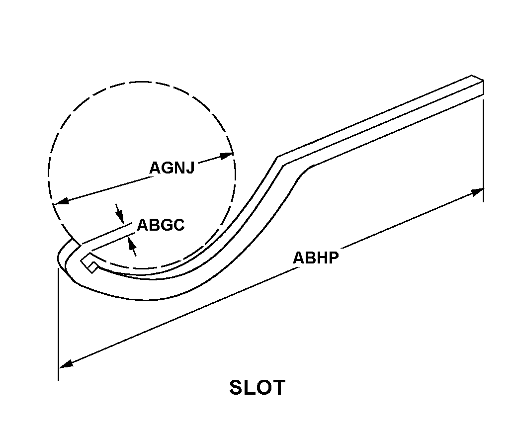 SLOT style nsn 5120-00-095-2742