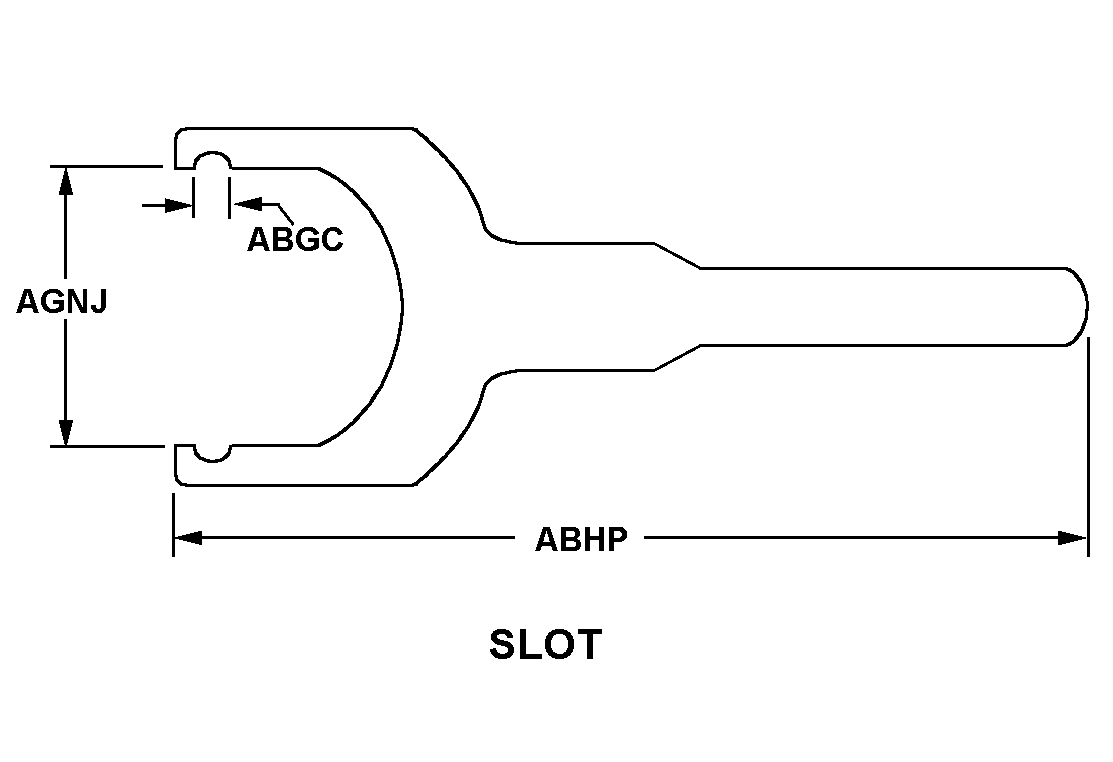 SLOT style nsn 5120-00-095-2742