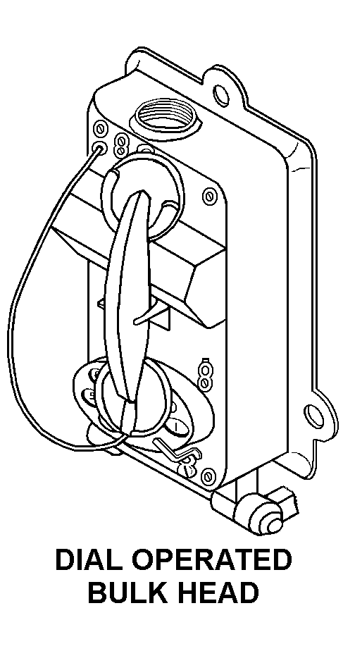 5805-01-310-7312 FIIG T187-D dial operated bulk head style DIAL OPERATED BULK HEAD style nsn 5805-01-310-7312