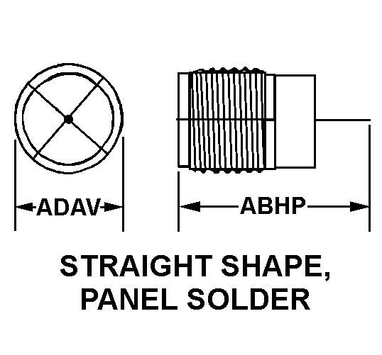 STRAIGHT SHAPE, PANEL SOLDER style nsn 5935-01-397-9882