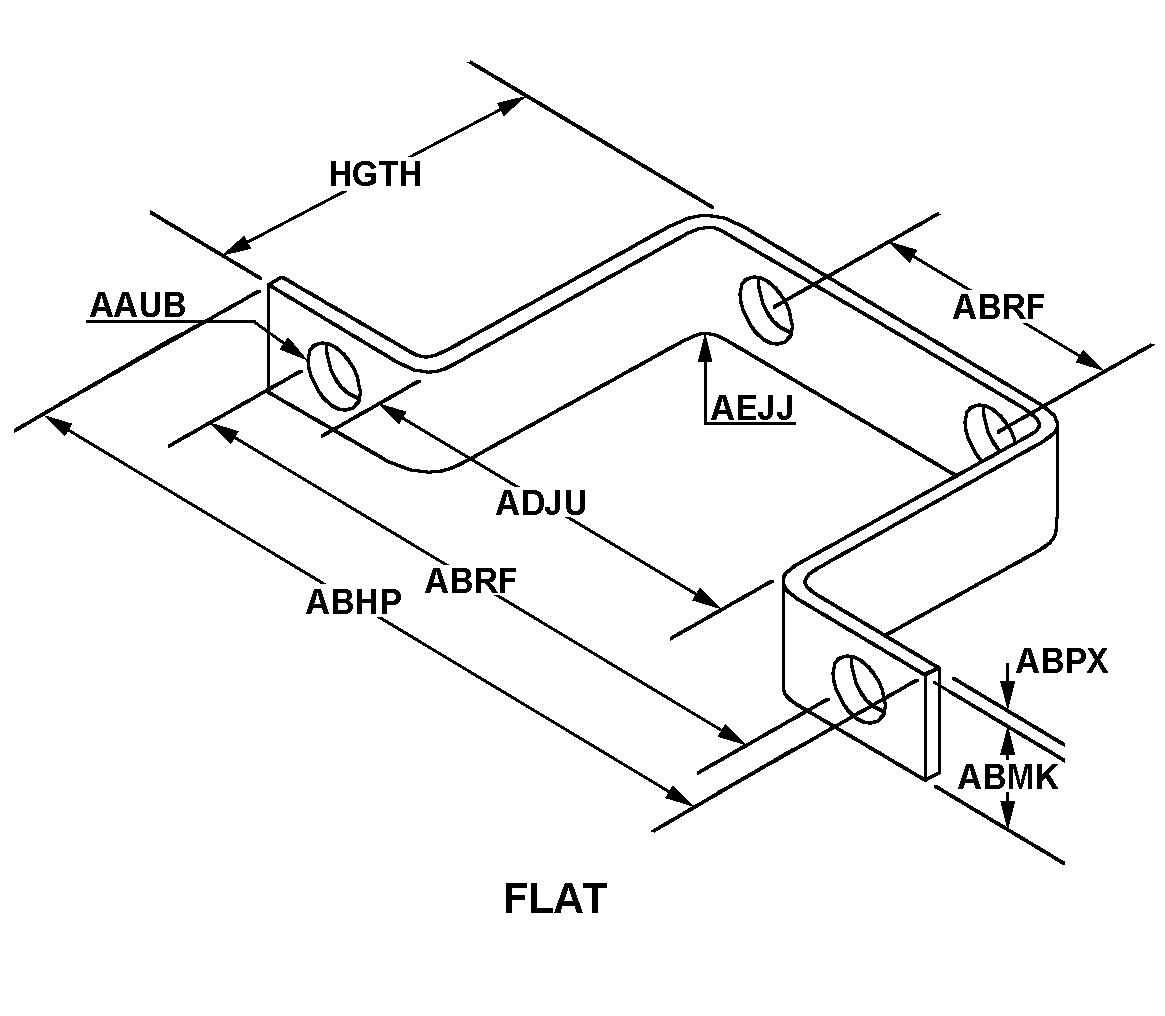 FLAT style nsn 5340-01-346-3967