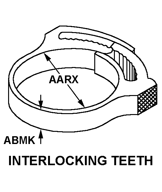 INTERLOCKING style nsn 4730-01-110-8631