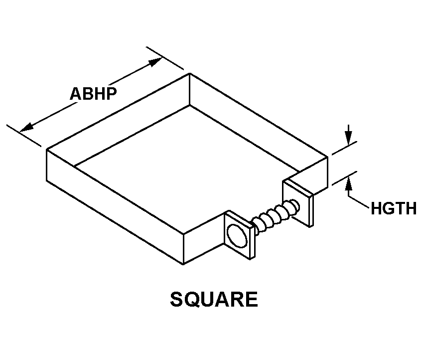 SQUARE style nsn 4730-01-316-2559