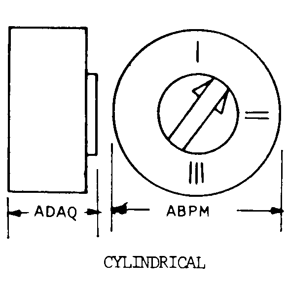 CYLINDRICAL style nsn 5905-00-974-6141