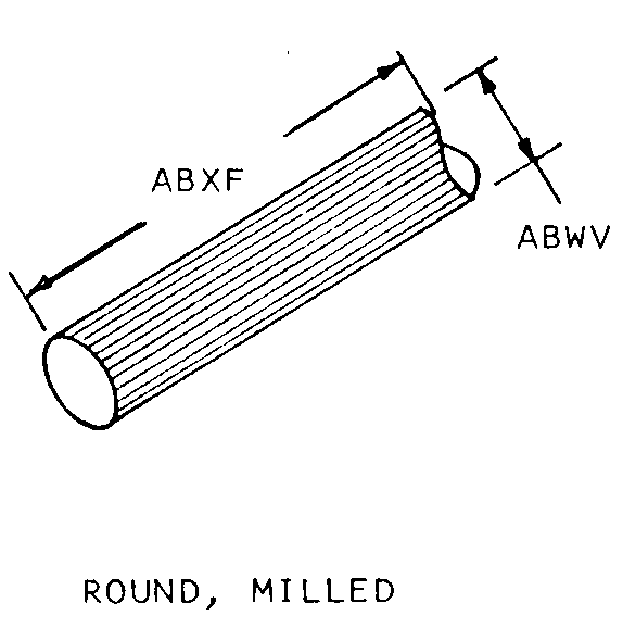 ROUND, MILLED style nsn 5905-00-799-9884