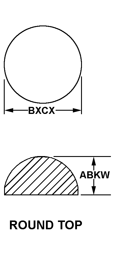 ROUND TOP style nsn 5340-01-632-4639