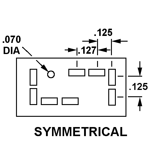 SYMMETRICAL style nsn 5935-00-485-5182