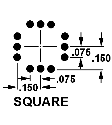 SQUARE style nsn 5935-01-512-1518