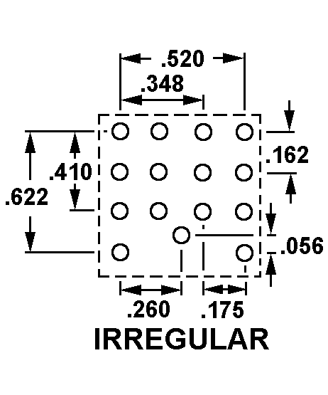 IRREGULAR style nsn 5935-01-240-8032