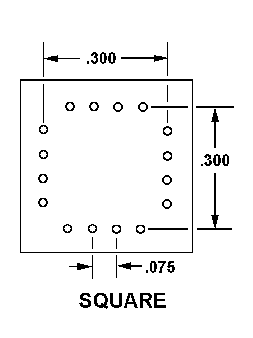 SQUARE style nsn 5935-01-512-1518