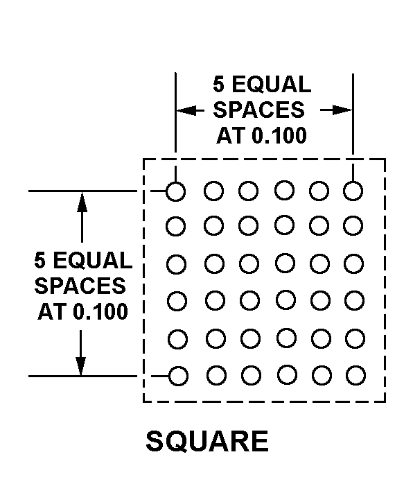 SQUARE style nsn 5935-01-512-1518