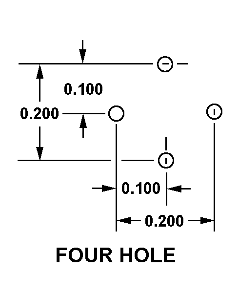 FOUR HOLE style nsn 5935-00-761-3778