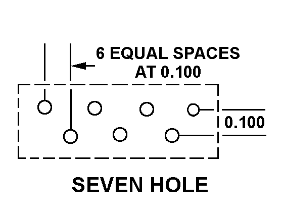 SEVEN HOLE style nsn 5935-00-624-1334