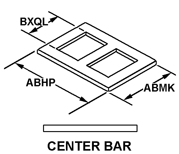 CENTER BAR style nsn 5340-01-283-4344