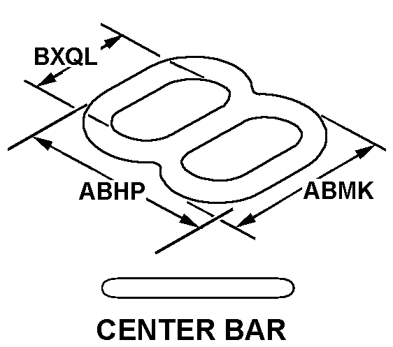 CENTER BAR style nsn 5340-01-410-6608